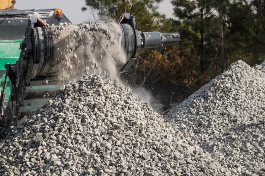 recyclage du béton