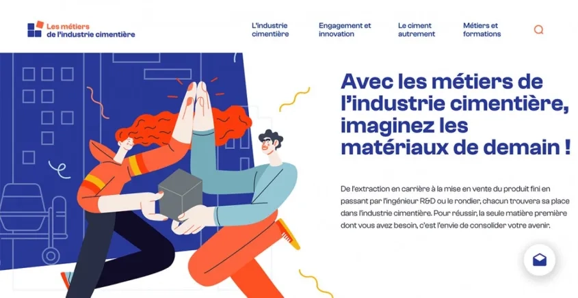 Page Accueil site Métiers de l'ICF