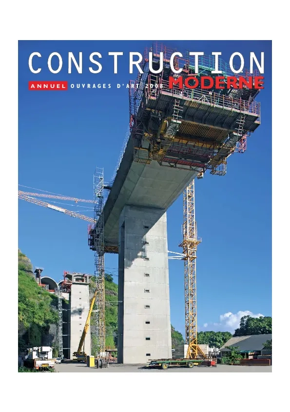 Construction moderne Ouvrages d'art 2008