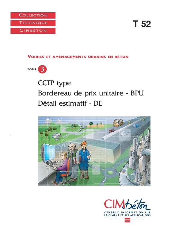 T52. Voiries et aménagements urbains en béton (Tome 3)