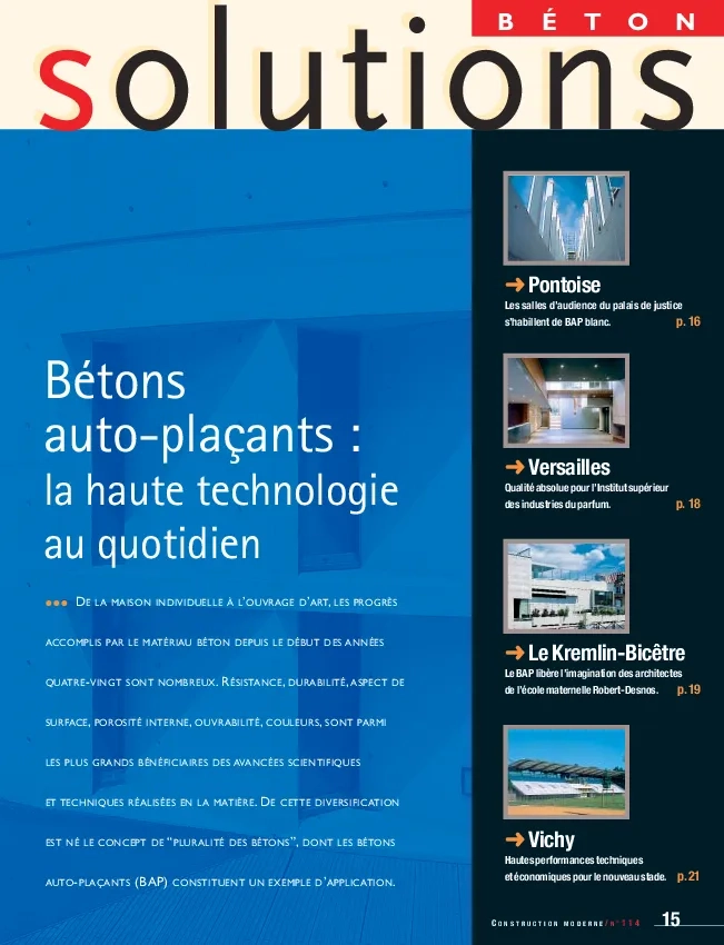 Bétons autoplaçants (BAP)