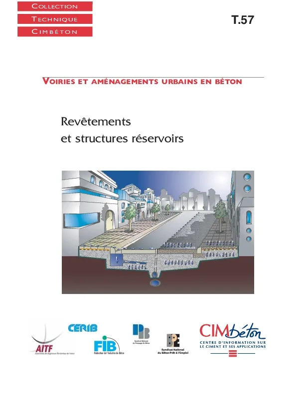 T57. Voiries et aménagements urbains en béton