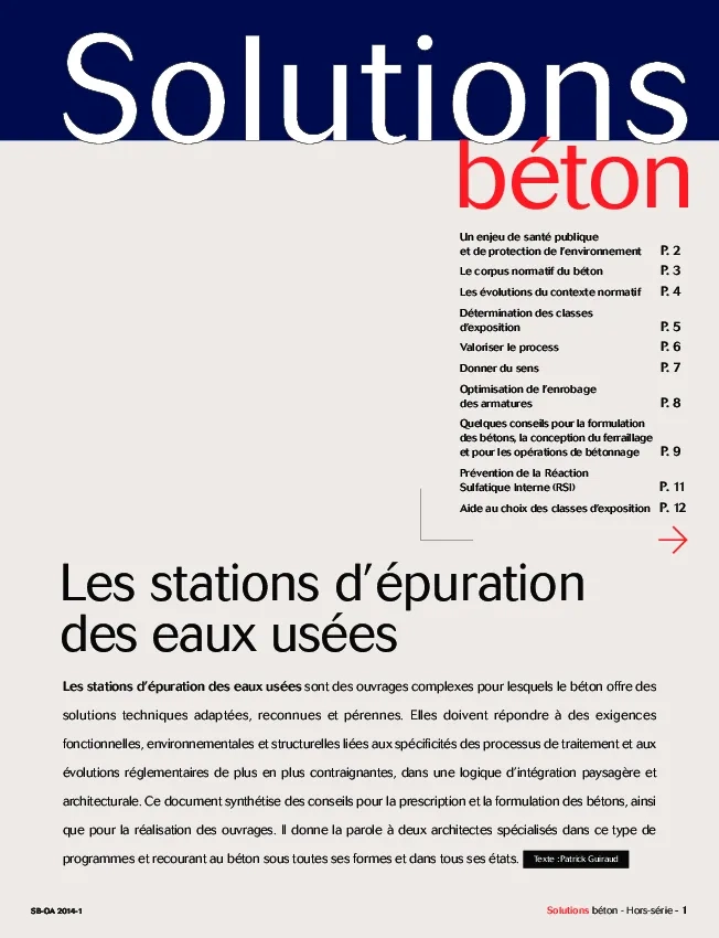 Les stations d'épuration des eaux usées