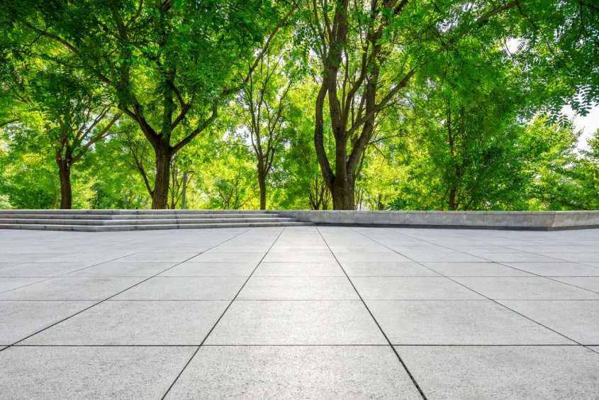 article Maitrise Ilots chaleurs urbains : dalles béton et forêt