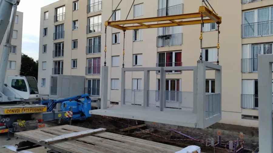 Module préfabriqué hors site