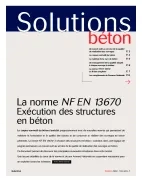 La norme NF EN 13670 Exécution des structures en béton