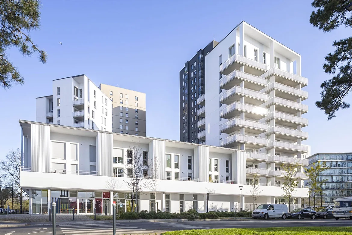 Habitat social, quartier Malakoff à Nantes