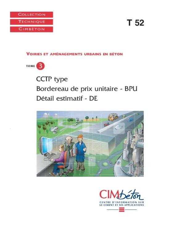 T52. Voiries et aménagements urbains en béton (Tome 3)
