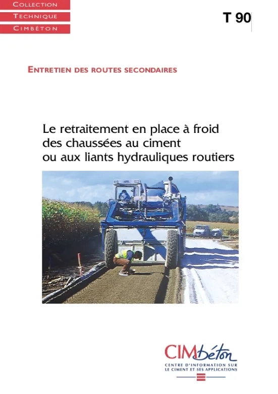 T90. Entretien des routes secondaires